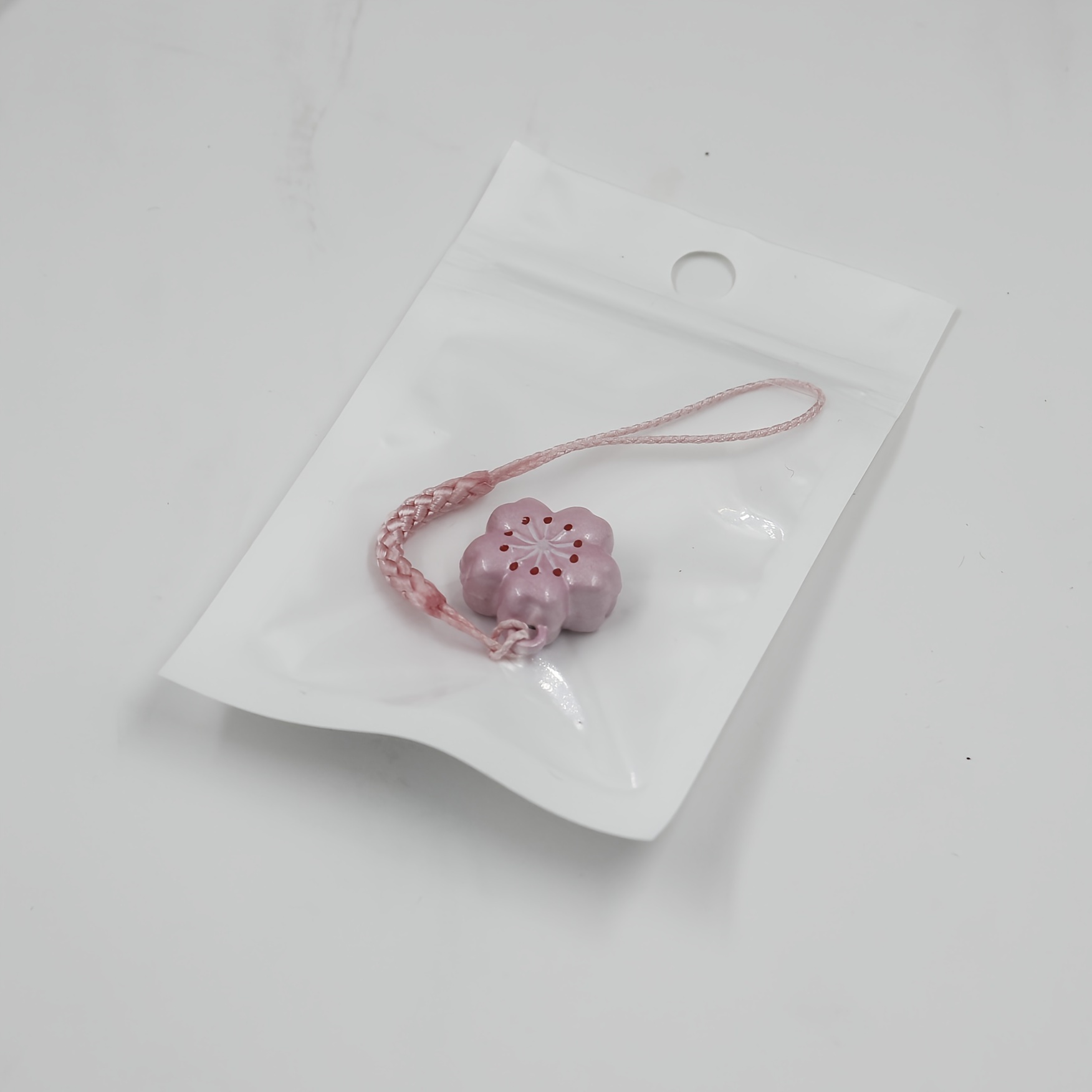 Romantic Sakura Blossom Copper Bell Charm Pendant